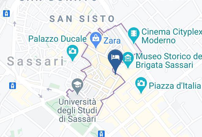 Sassari - Bed&breakfast Il Castello Maps