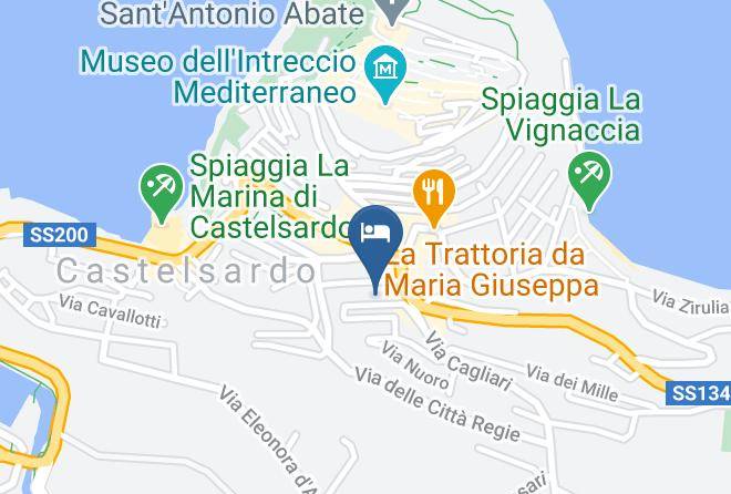 Sassari - B&b Nonna Sini Maps