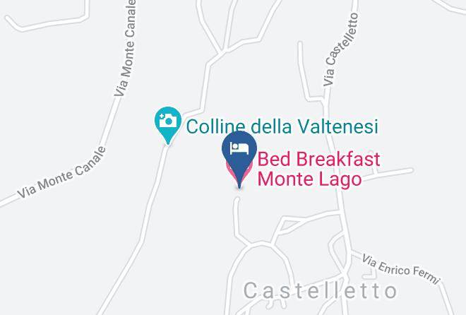 Bed Breakfast Monte Lago Map