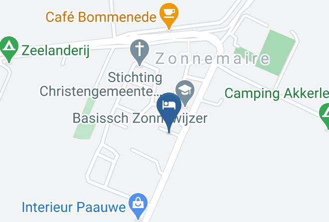 Schouwen Duiveland - Hofstede Villetta Maps