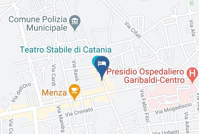 Catania - Bed & Bredebrekfast Catania Maps