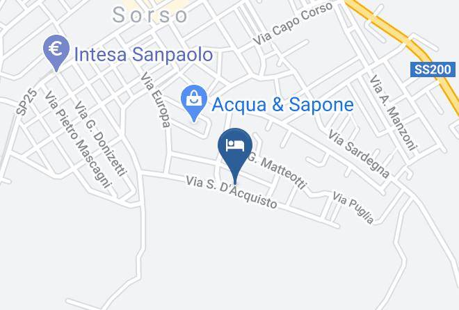 Sassari - Bed & Brekfast 4 Mori Maps