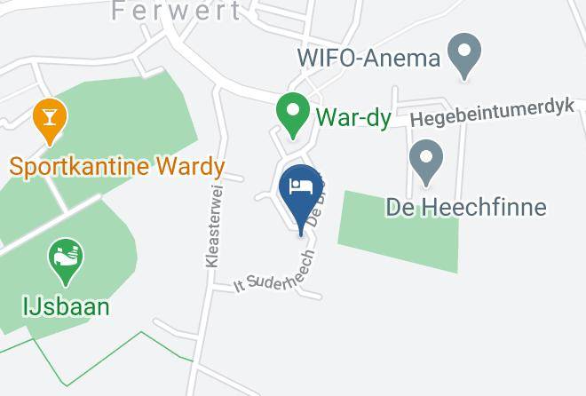 Noardeast Fryslan - Bed & Brochje Hoogland Maps