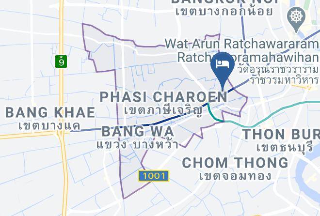 Phasi Charoen District - Bed By Tha Phra Hotel Maps