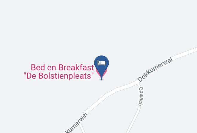 Noardeast Fryslan - Bed En Breakfast De Bolstienpleats Maps