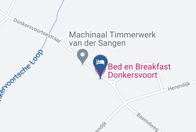 Bed En Breakfast Donkersvoort Map