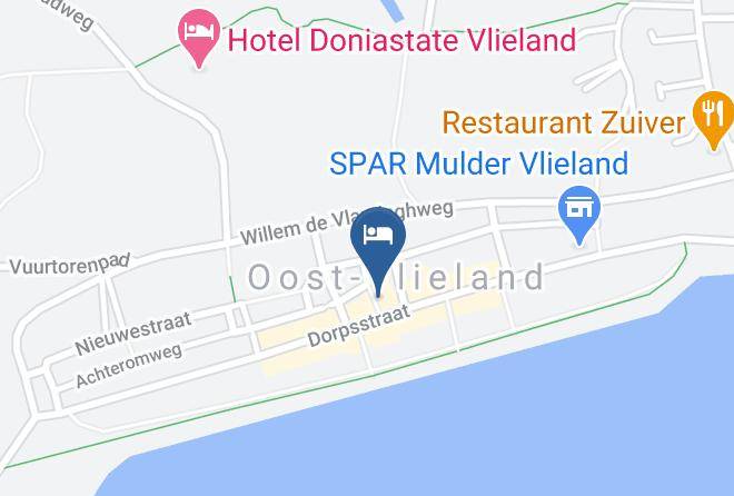 Vlieland - Bed En Breakfast Jan De Bierman Maps