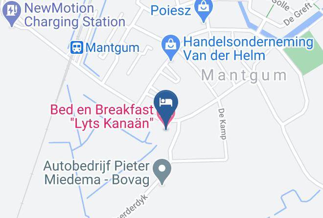 Leeuwarden - Bed En Breakfast Lyts Kanaan Maps