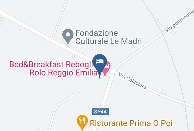 Reggio Emilia - Bed End Breakfast Reboglio Maps