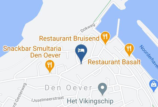 Hollands Kroon - Bed & Kitchen Den Oever Maps