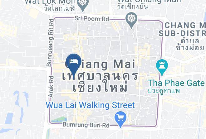 Amphoe Mueang Chiang Mai - Bed Phrasingh Hotel Maps