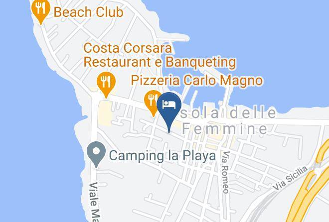 Palermo - Bed Ponente Maps