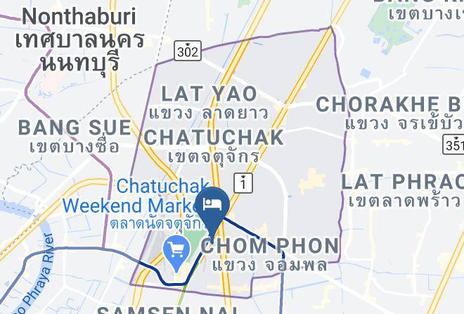Bed To Bangkok Map