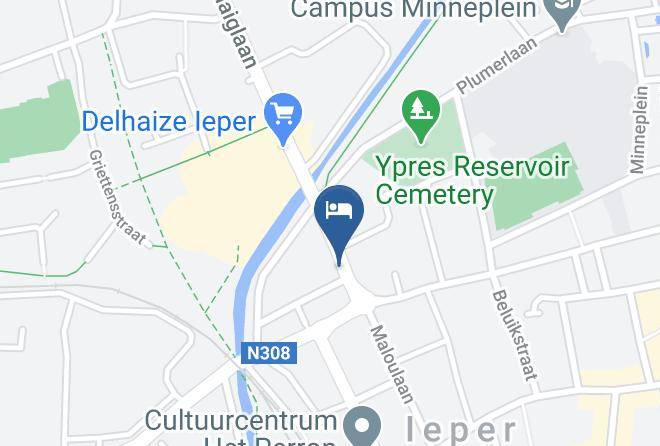 West Flanders - Bed & Zorg Ypres Maps