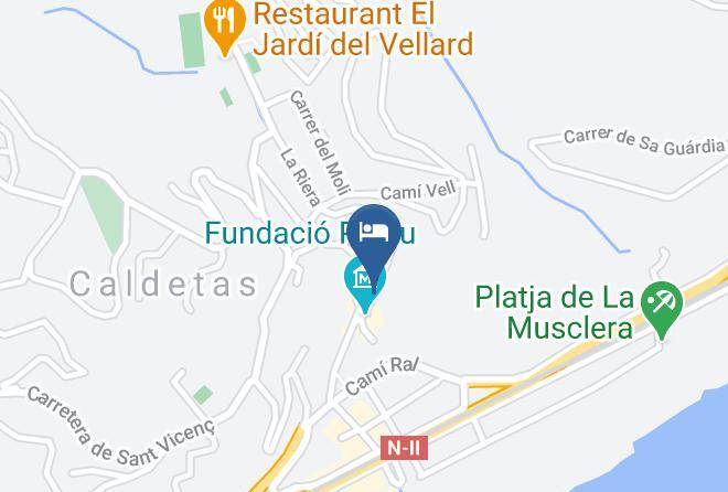 Barcelona - Bed&breakfast Caldescans Maps