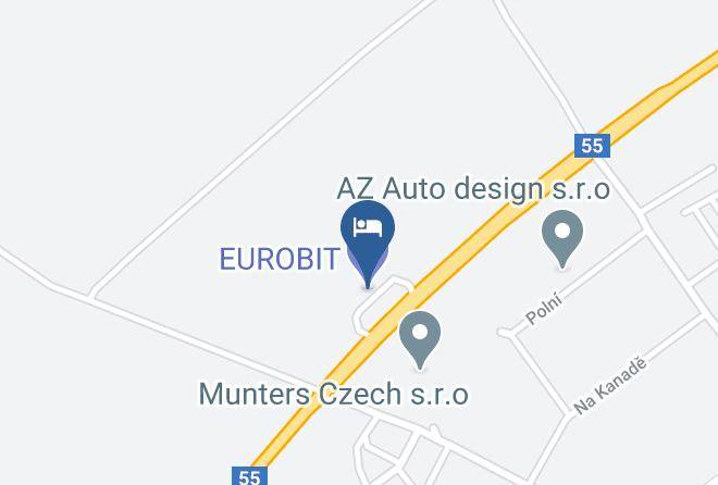 Breclav - Bed&breakfast Eurobit Maps