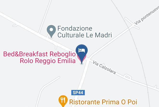 Bed&breakfast Reboglio Rolo Reggio Emilia Map
