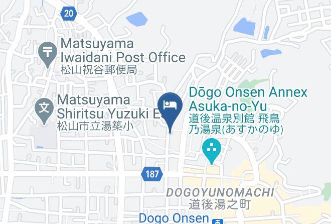 Matsuyama City - Bed&breakfast Sakanoue Maps