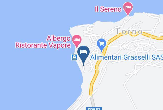 Como - Bed&breakfast Torno In Riva Maps