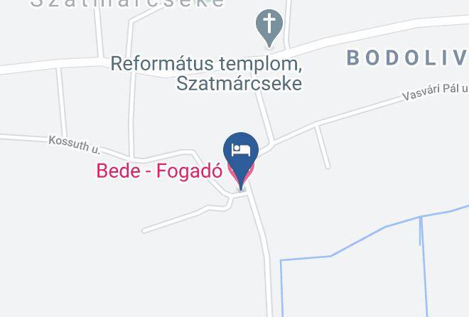 Szatmarcseke - Bede Fogado Maps