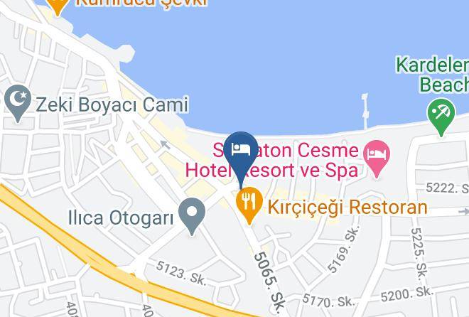 Cesme - Bedesten Pansiyon Maps
