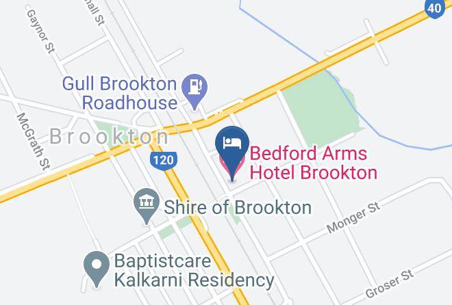Brookton - Bedford Arms Hotel Brookton Maps