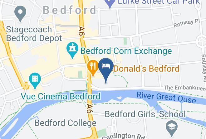 Bedford Borough - Bedford Swan Hotel & Thermal Spa Maps