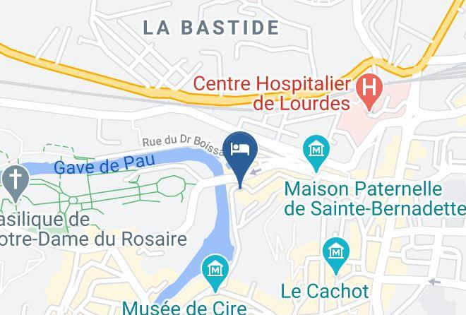 Hautes Pyrenees - Bedjou Hotel Confort Hotel Marquette Lourdes Maps
