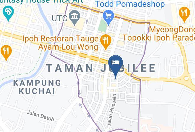 Bedrock Hotel Ipoh Map