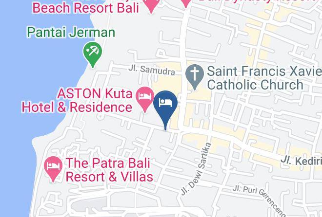 Badung Regency - Bedrock Hotel Kuta Bali Maps