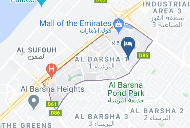 Dubai - Bedspace For Female Near Metro Station Maps