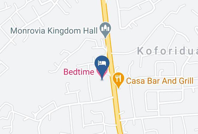 New Juaben - Bedtime Hotel Maps