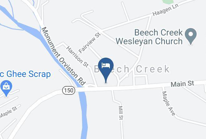 Clinton - Beech Creek Hotel Maps