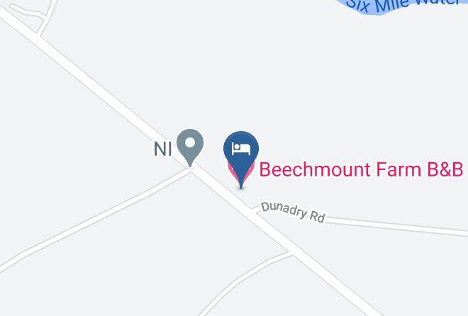 Antrim Newtownabbey - Beechmount Farm B&b Maps
