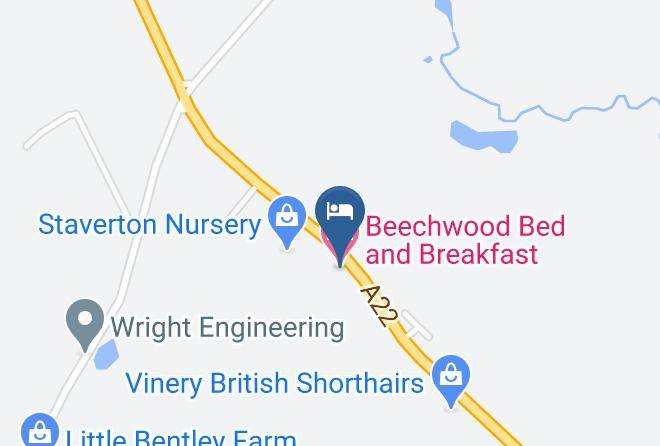 East Sussex - Beechwood Bed And Breakfast Maps