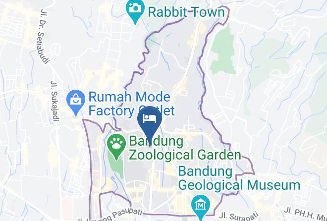 Bandung - Beehive Cafe & Boutique Hotel Maps