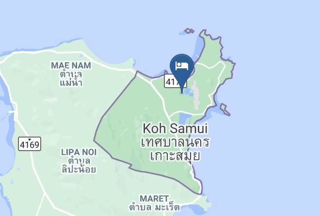 Amphoe Ko Samui - Beenat Garden Resort Maps