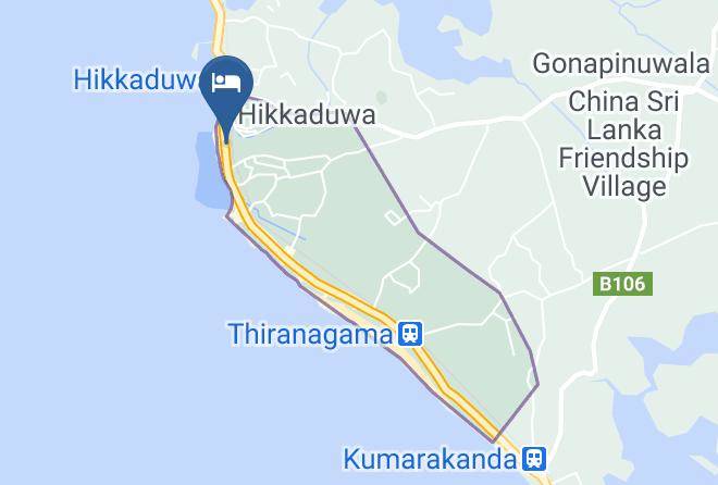 Galle - Beer Garden Beach Resort Maps