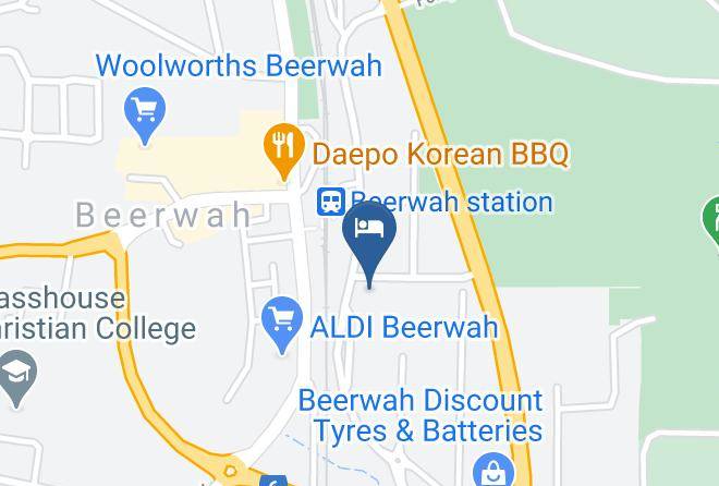 Beerwah Hotel Map