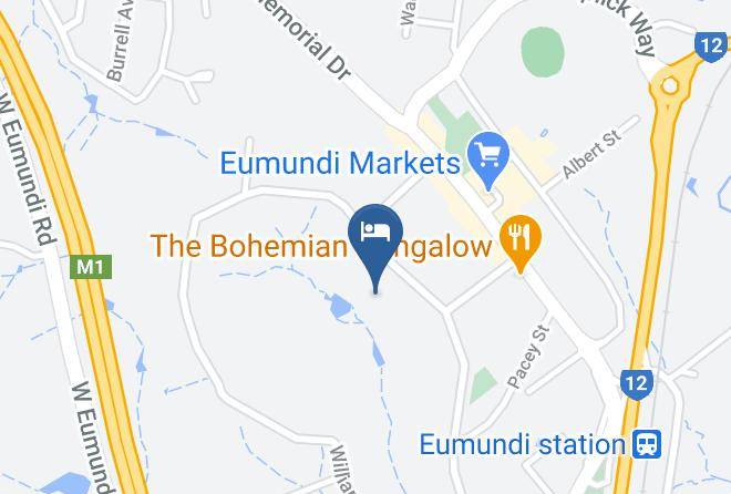 Bees & Bed Eumundi Map