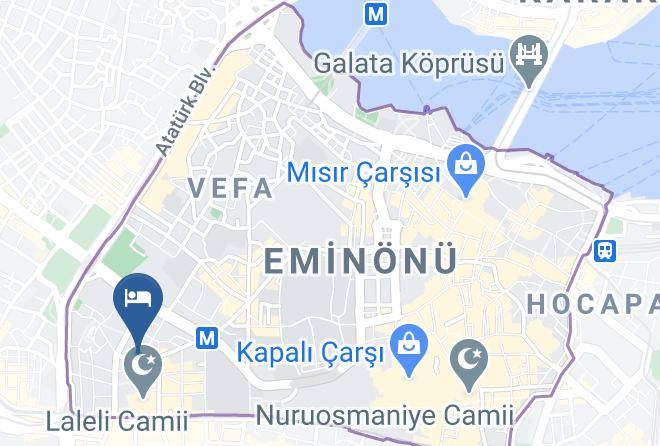 Fatih - Beethoven Senfoni Hotel Istanbul Maps