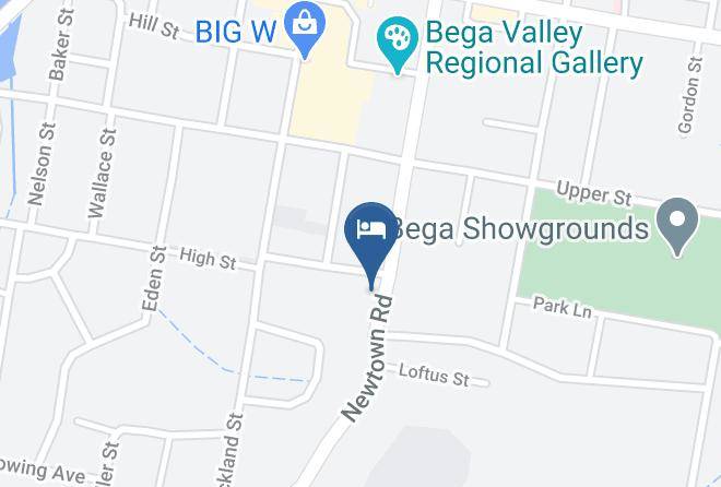 Bega Valley - Bega Downs Motor Inn Maps