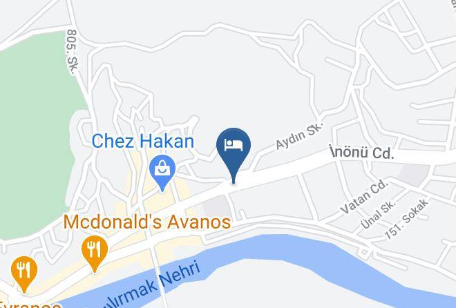 Avanos - Begam Butik Otel Maps