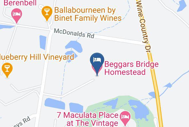 Beggars Bridge Homestead Map