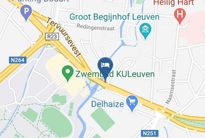 Flemish Brabant - Begijnhof Hotel Maps
