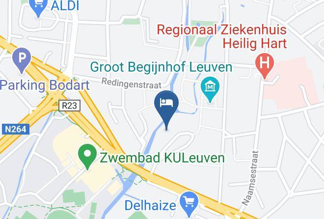 Flemish Brabant - Begijnhof Hotel Maps