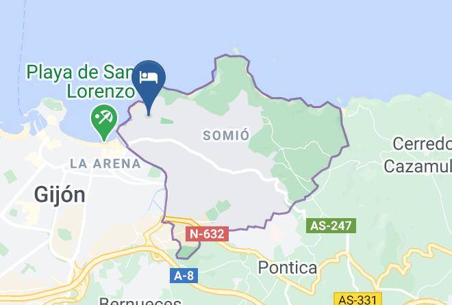 Asturias - Hotel Begona Park Maps