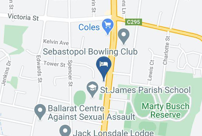 Ballarat - Begonia City Motor Inn Maps
