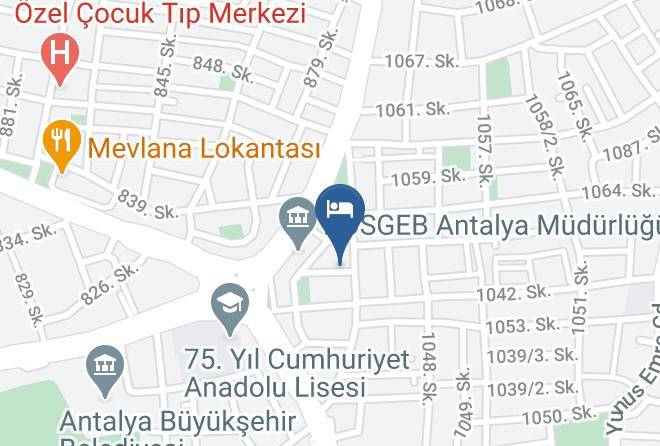 Muratpasa - Begonvil Otel Maps