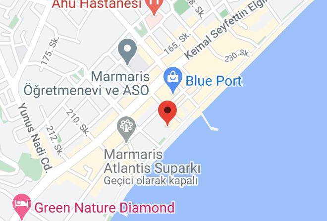 Marmaris - Marmaris Begonville Beach Hotel Maps